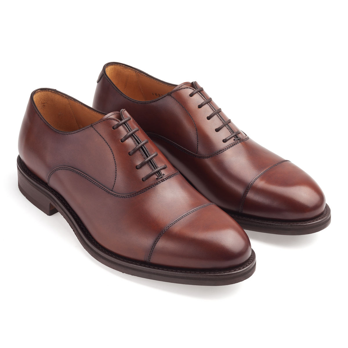 Мужские оксфорды кэптое Berwick 4343 Nomera Medium Brown