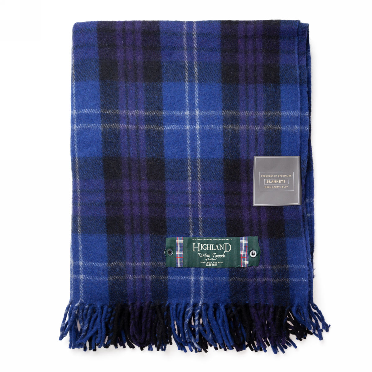 Плед Highland Wool Blend Tartan Blanket Heritage of Scotland
