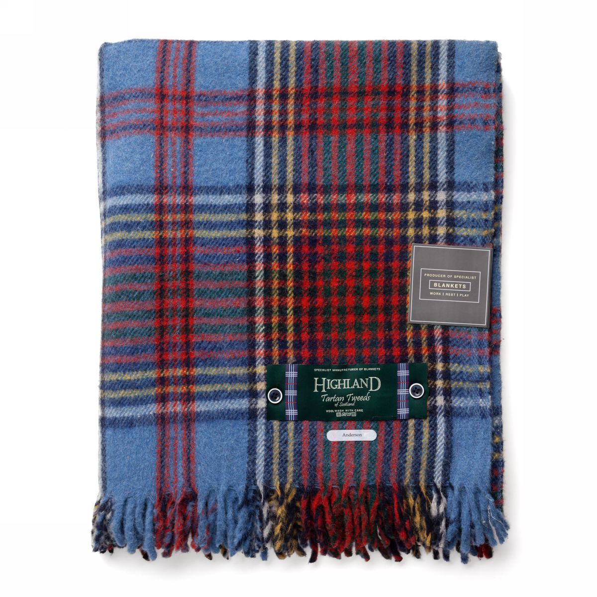 Плед Highland Wool Blend Tartan Blanket Anderson