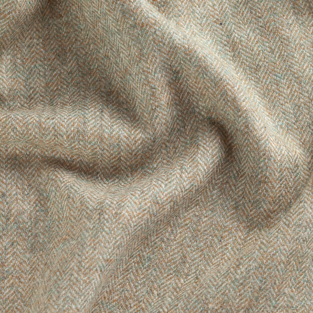 Burgess Tweed Beige Herringbone