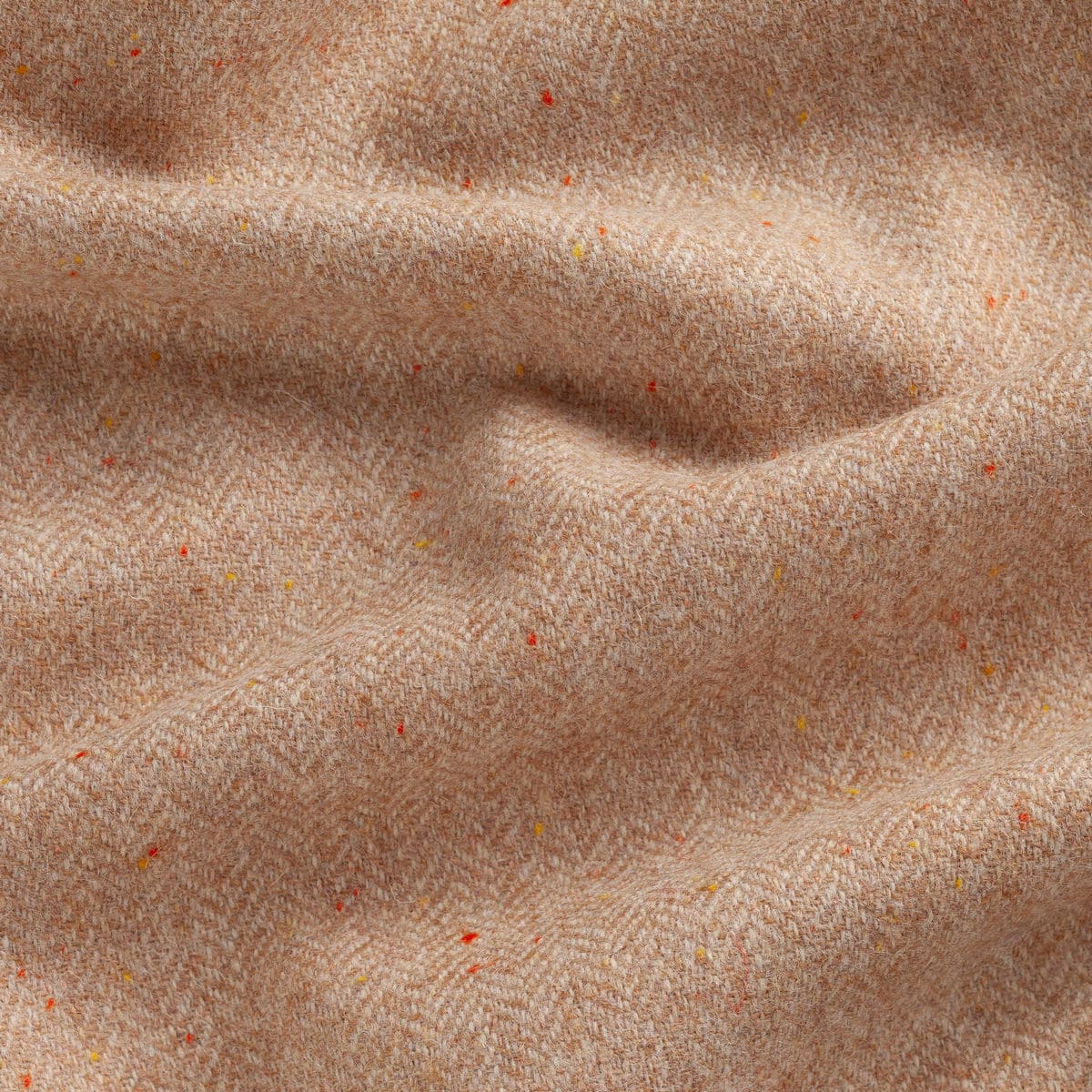 Burgess Tweed Peach Herringbone