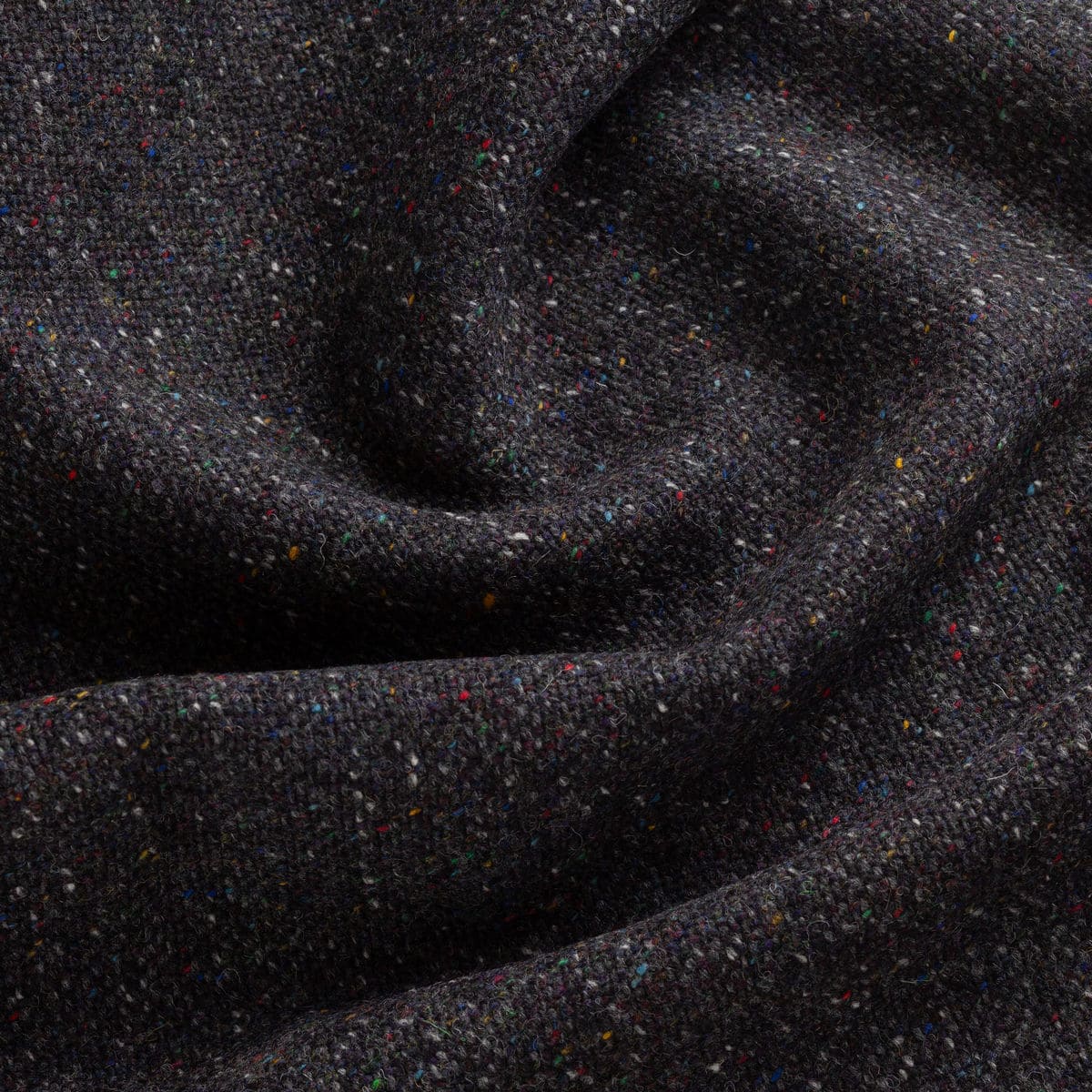 Traditional Fleck Tweed Charcoal Turf