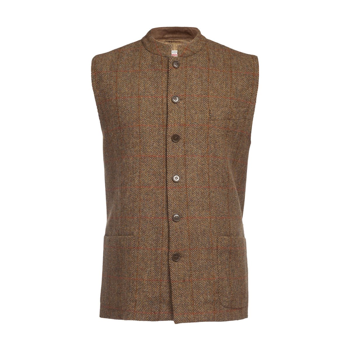 Жилет Bucktrout William Nehru Waistcoat Mustard