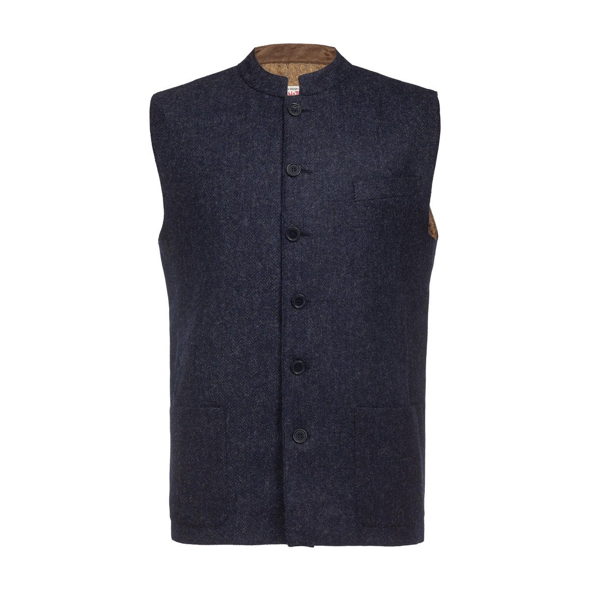 Жилет Bucktrout William Nehru Waistcoat Blue