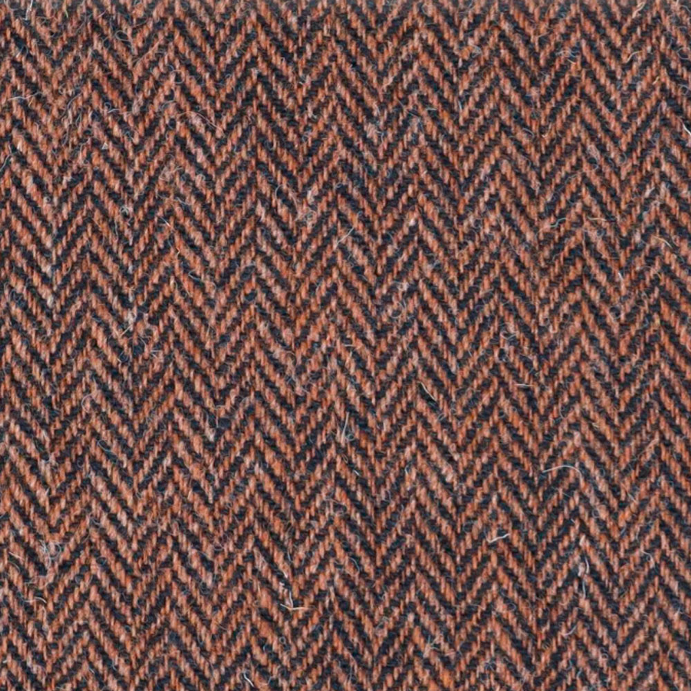 Ткань Harris Tweed Black and Tan Herringbone