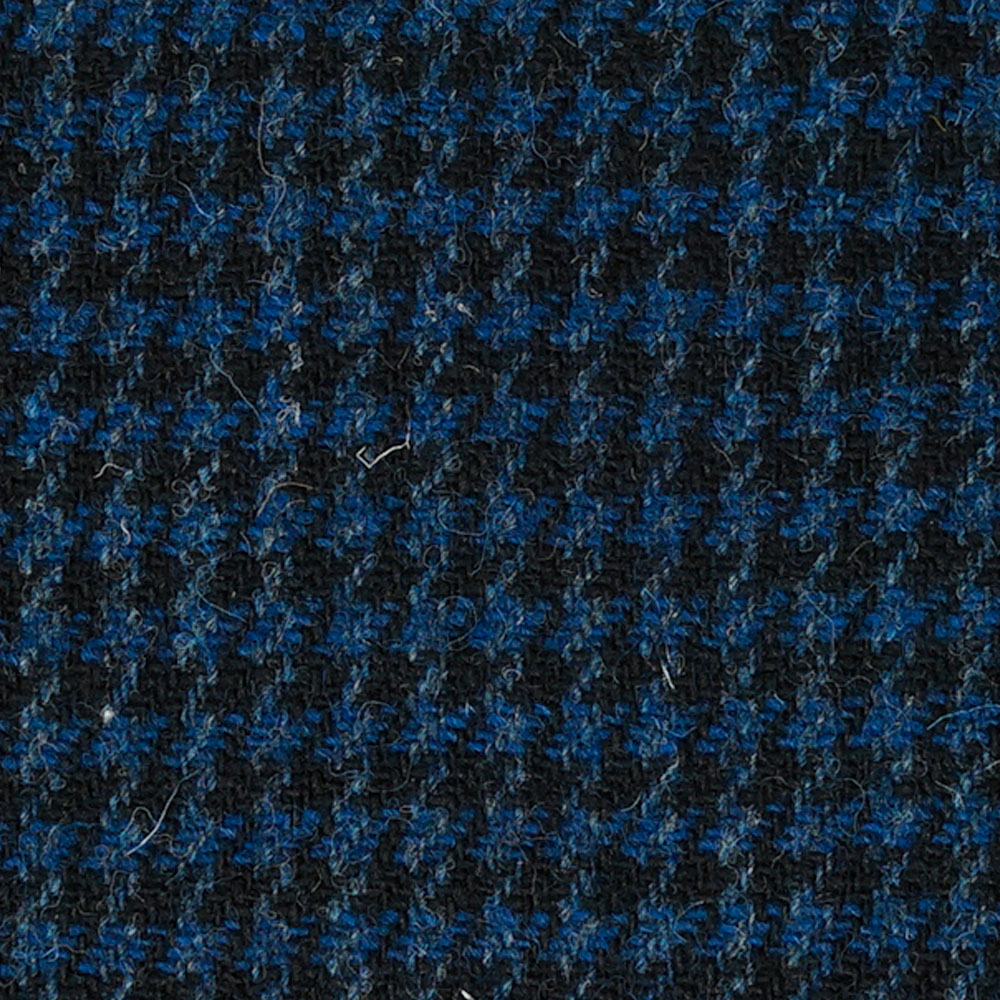 Ткань Harris Tweed Blue And Black Houndstooth